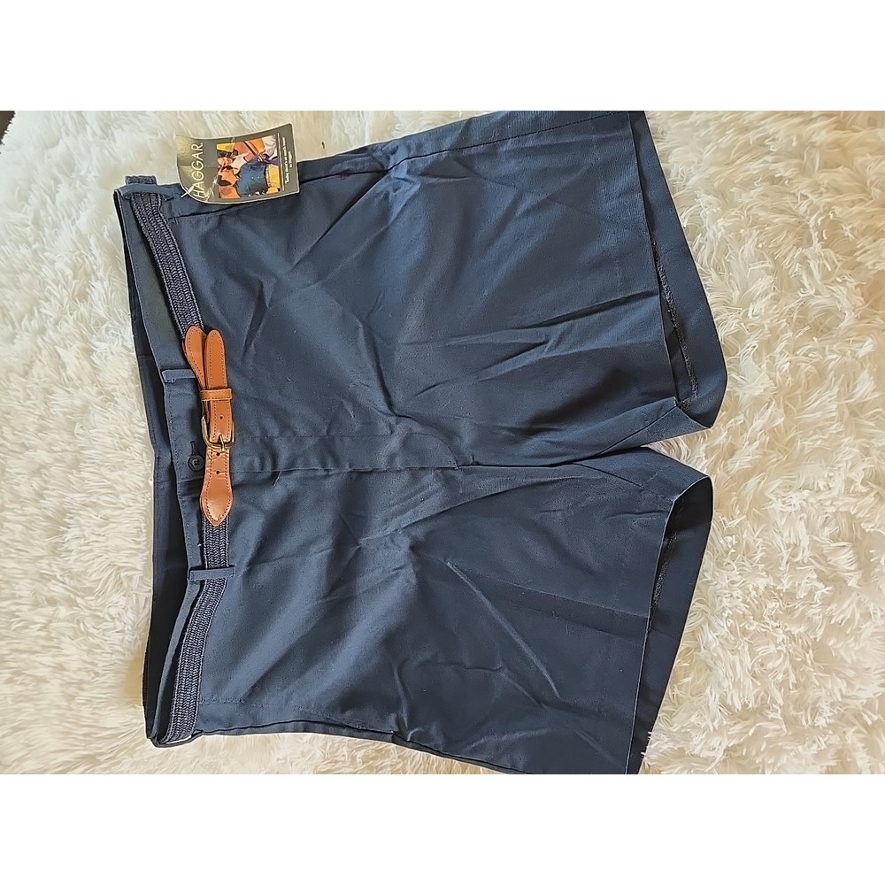 Haggar Size 42 Men's Shorts Dark Blue Casual Dress/Golf Shorts